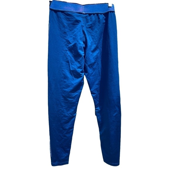 NIKE PRO Leggings Tights Purple Blue Logo Brand Down Side of Pant Medium - Picture 5 of 9